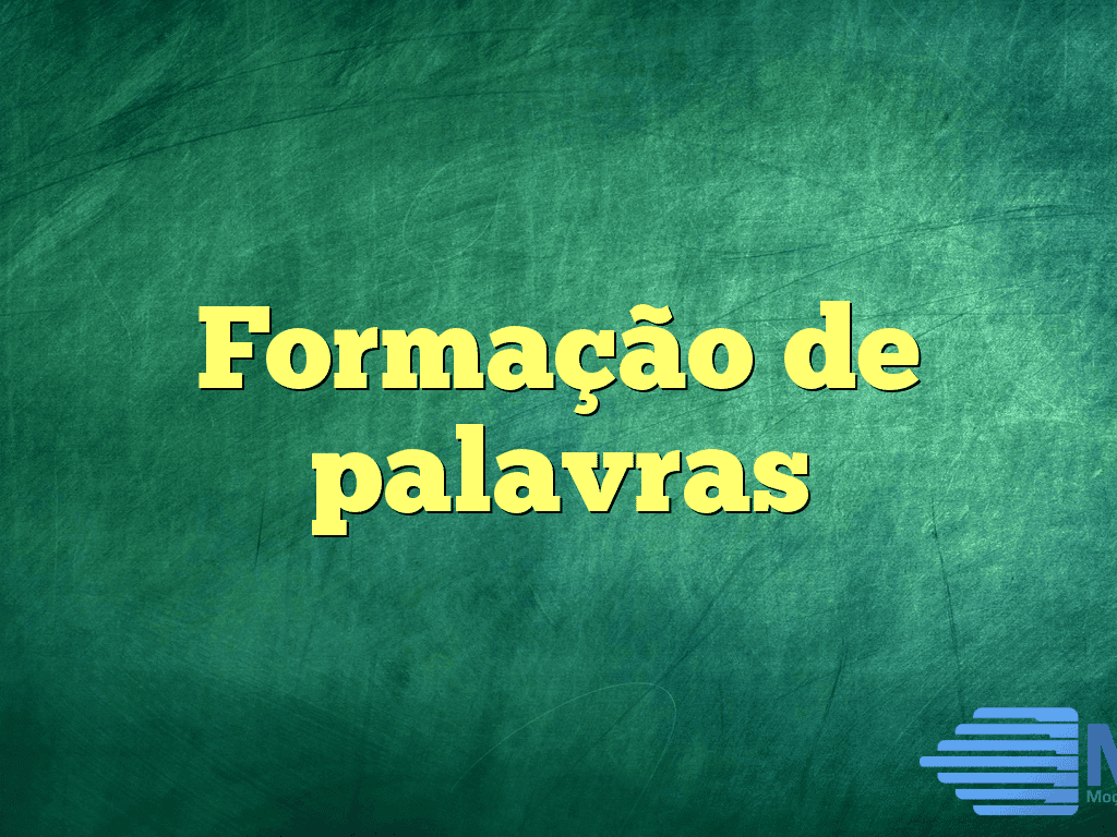Formação de palavras