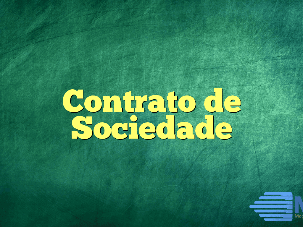 Contrato de Sociedade