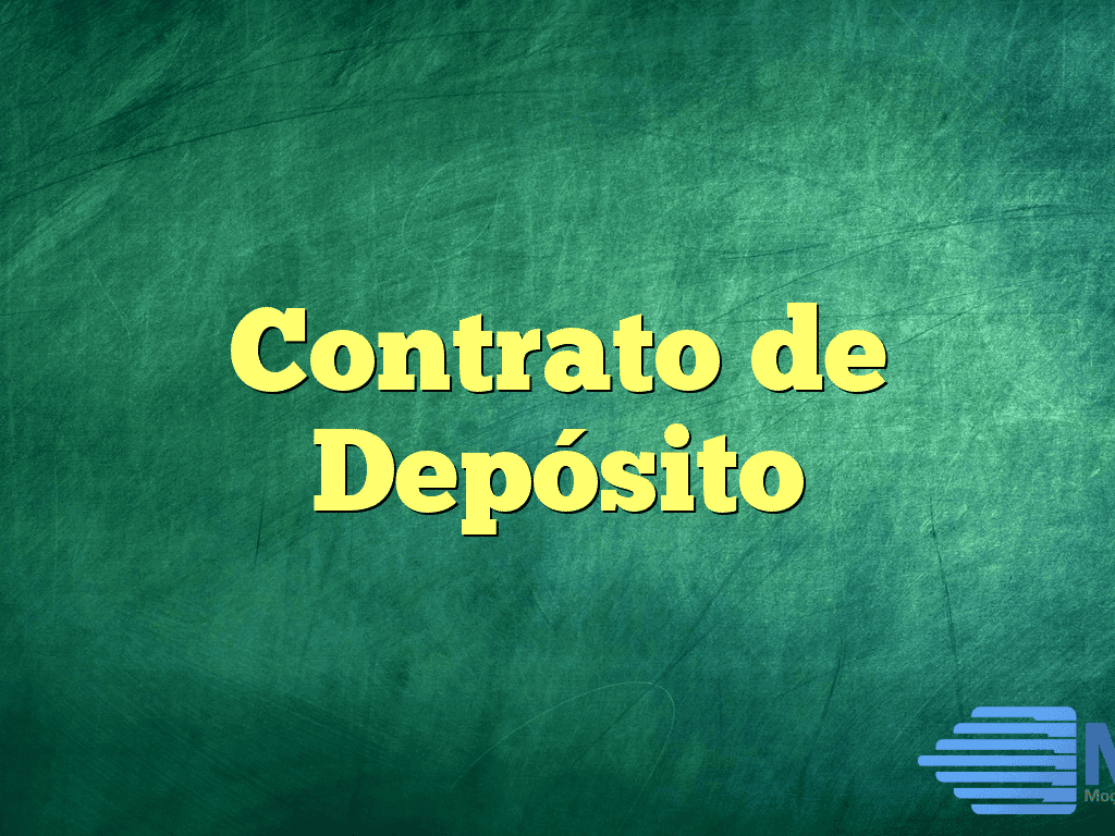 Contrato de Depósito