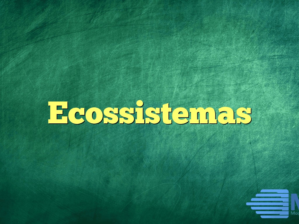 Ecossistemas