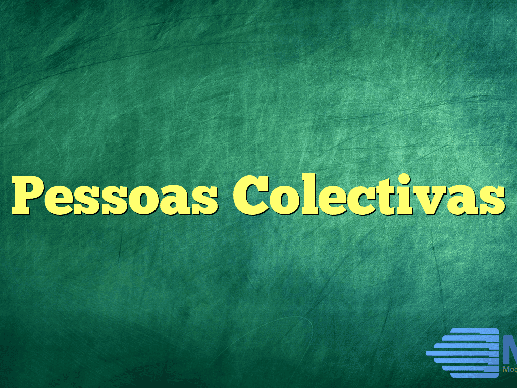 Pessoas Colectivas