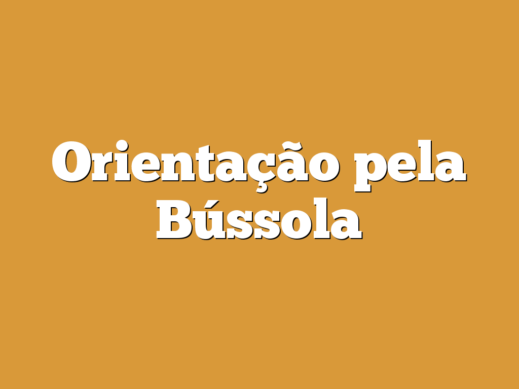 Orientação pela Bússola