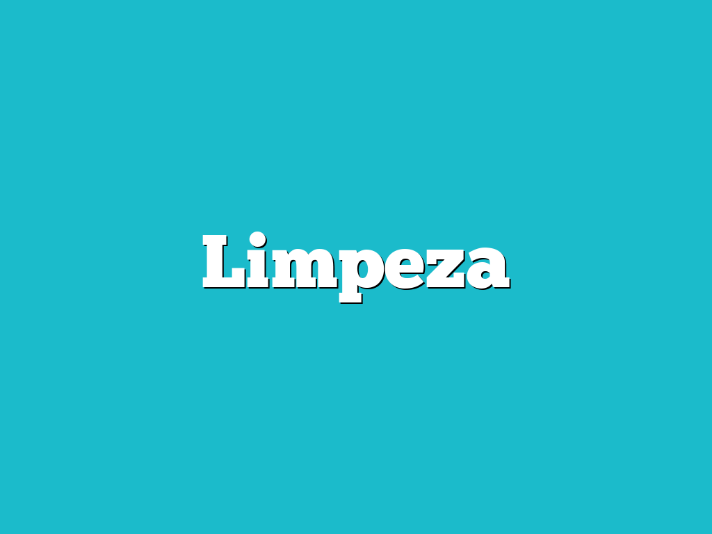 Limpeza
