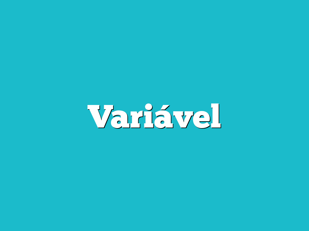 Variável