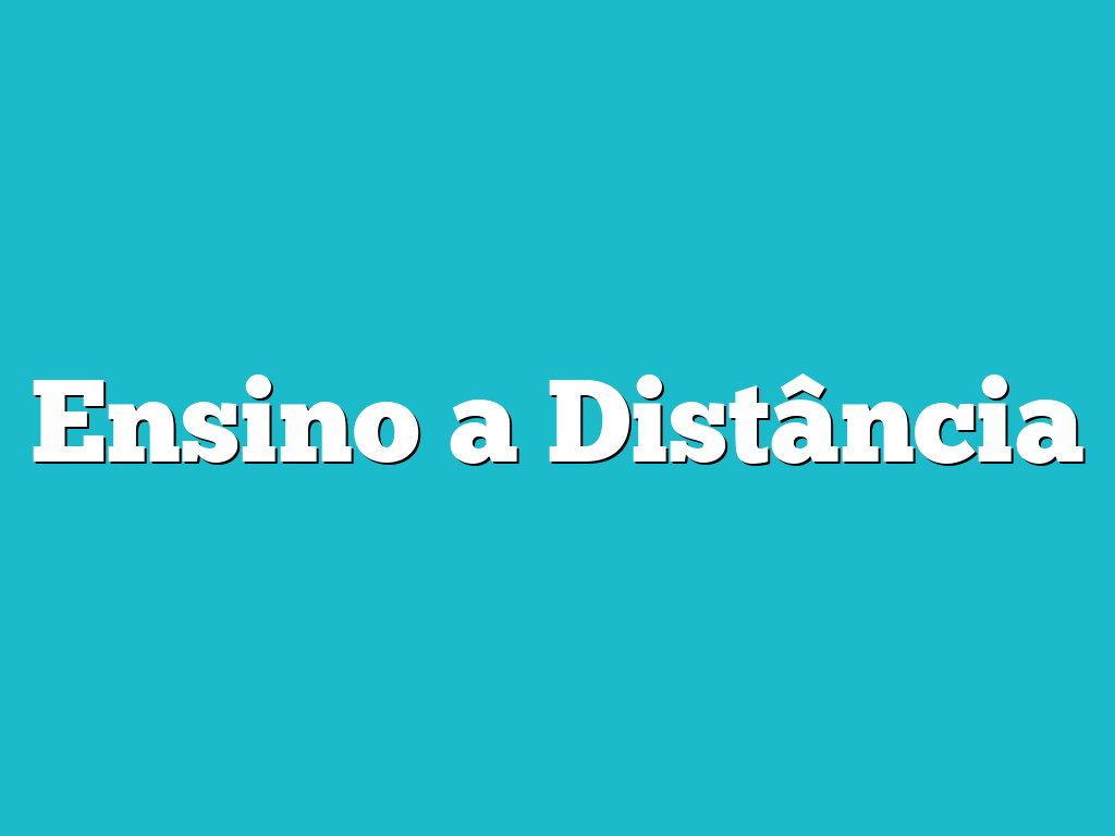 Ensino a Distância